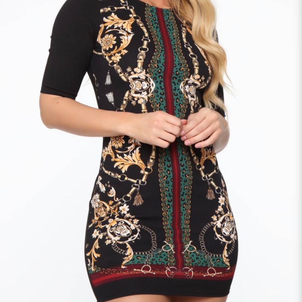 Black Fashion Nova Dress, With Sexy Design! 💃🏻